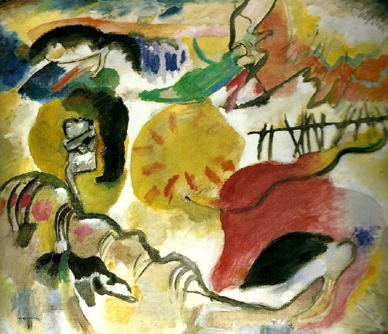 Wassily Kandinsky improviseation 27,garden of lov oil painting image
